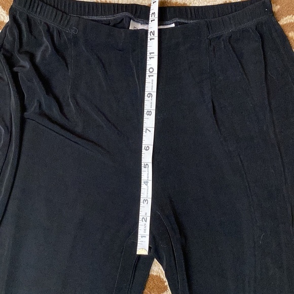 Chicos Travelers Pull On Pants Women’s Black Slinky wrinkle free Acetate Size XL - Picture 6 of 9